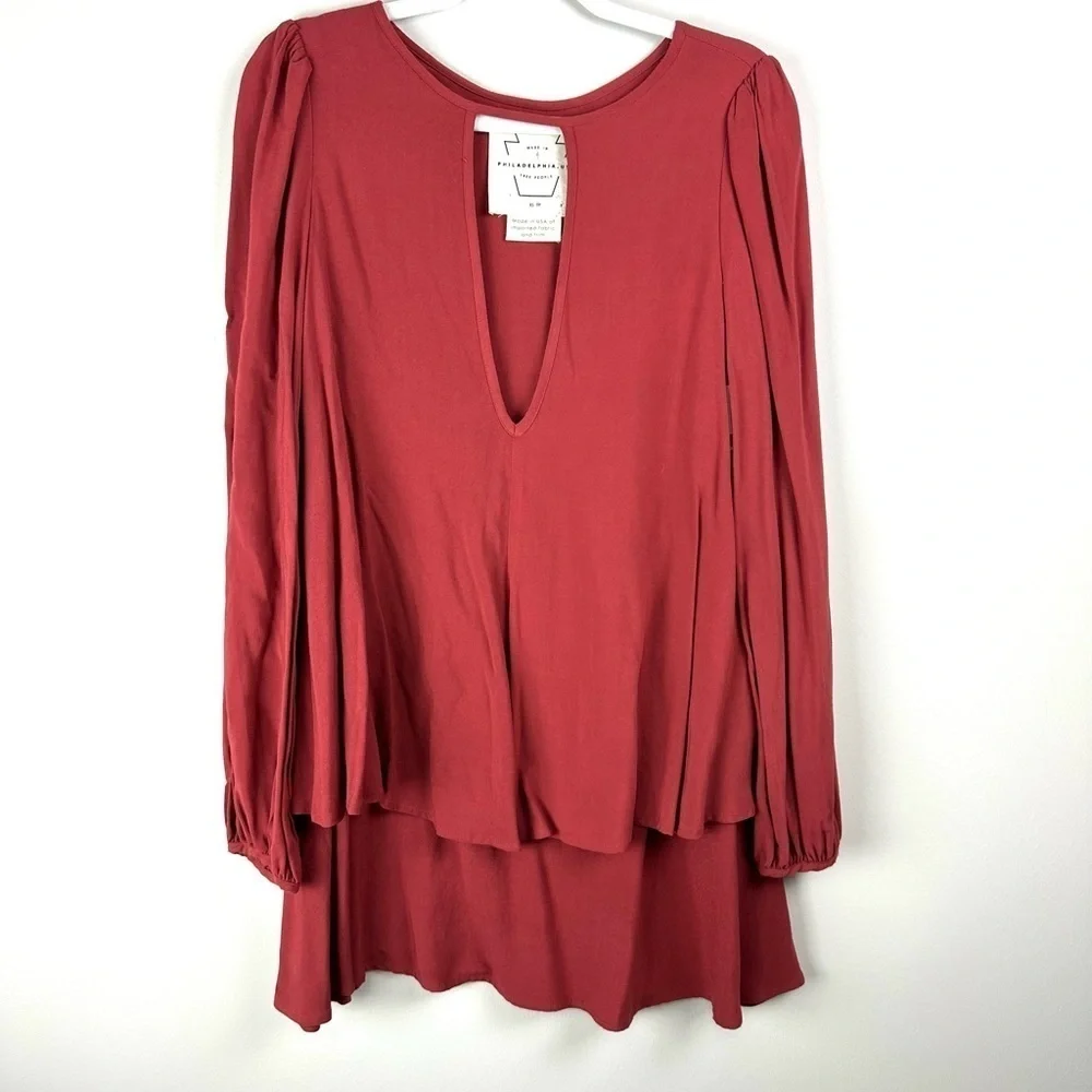 Free People Beck Mini Dress Tunic Size XS NEW